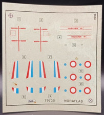 Heller | No. 79735 | 1:170 Noratlas Decals