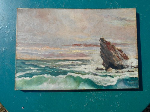 Tableau ancien peinture - , huile