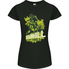 VTT Descente Mon Frisson Cyclisme Femme Coupe Petite T-Shirt