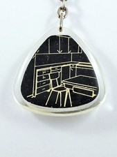 KEYCHAIN - KITCHEN FURNITURE "ROCK" interior DESIGN vintage retro decoration 60s