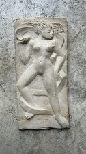 Sculpture Femme Nue Bas Relief