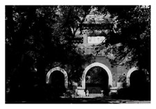 China, Beijing, Temple of the Great Reclining Buddha, Gate of&#039;entrance, Vintage Print