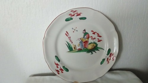 Assiette faience luneviile - assiette,