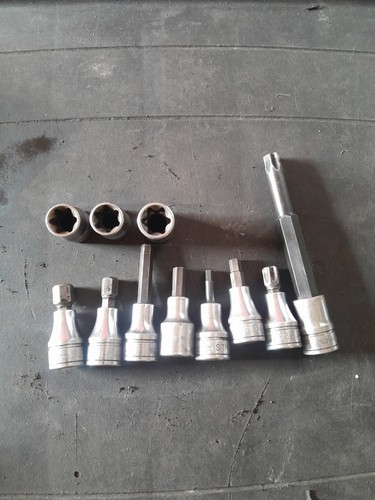 Lot douilles facom torx - lot,