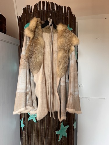 Veste renard véritable - veste,