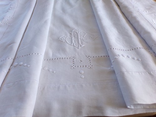 Drap lin avec - drap, retour