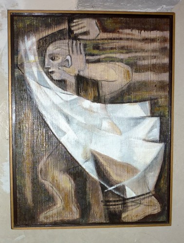 Tableau sur panneau - de, bois
