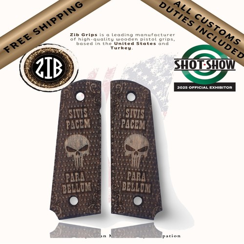 Zib grips 1911 - 1911, skull