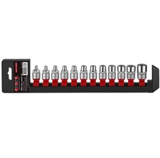 DOUILLES TORX FEMELLES E4 à E20 SUR REGLETTE