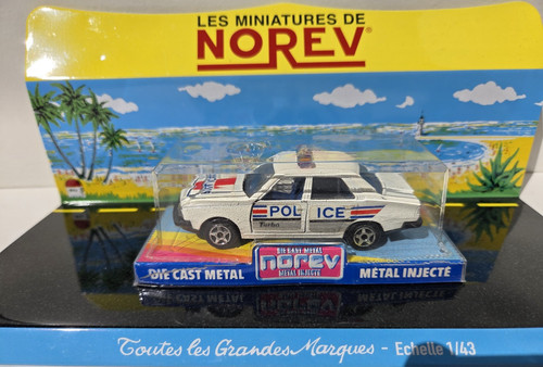 Norev renault police métal - norev,