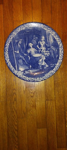 Assiette bleu delft 29cm - bleu,