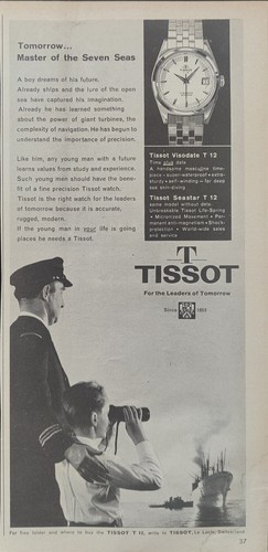 Tissot publicité originale - tissot,