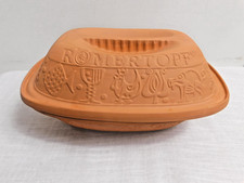 J7 - Romertopf Germany Terra Cotta Clay Baker #111  Bay - Keramik