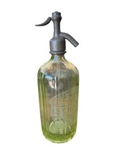 Siphon de seltz vintage verre