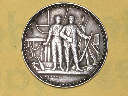Medaille argent - en,