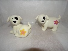 2 x Figurine petit chien en