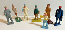 BETON Train Figures Newsboy 3 Women Portewr Man Trainman