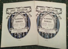 Livres de musique pour piano anciens - Danses slaves