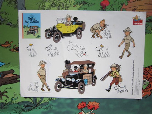 Planche couleur autocollants - couleur,