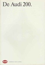 Catalogue Brochure Audi 200 / Avant 01/1990 Belgique en flamand / vlaams