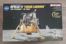 Dragon 1/72 Apollo 11 Moon Landing Command Module Columbia + Lunar Module Eagle 
