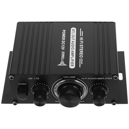 Black mini tube amplifier - black,