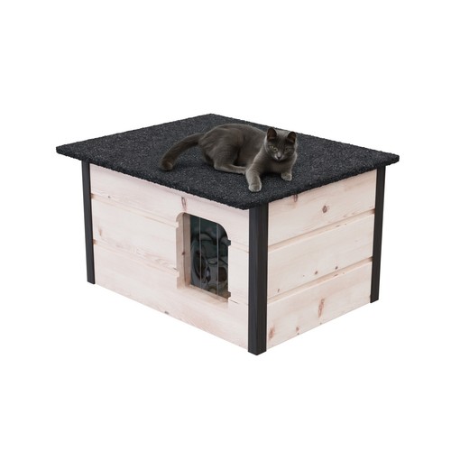 Maison pour chats bois - chats,