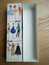 VINTAGE BARBIE ORIGINAL Brunette Ponytail 850 Box #3 / 4 / 5 - NO Corner Tear