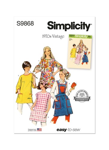 Simplicity 9868 femmes 1970 - femmes, 1970's