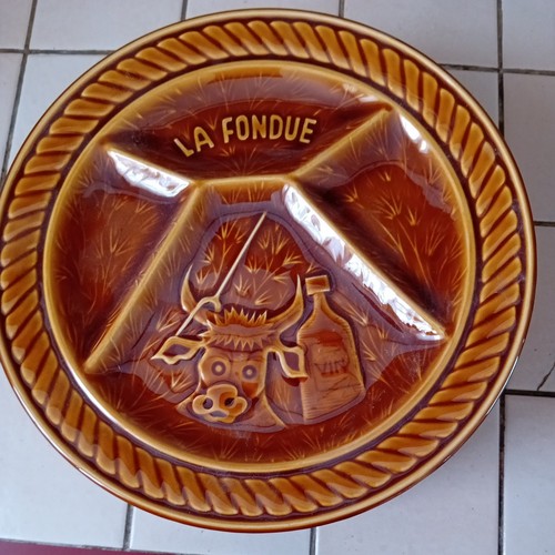 Service assiette fondue - service,