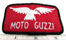 Vintage Moto Guzzi Motorcycle Jacket Patch Eagle Logo Mandello del Lario Italy
