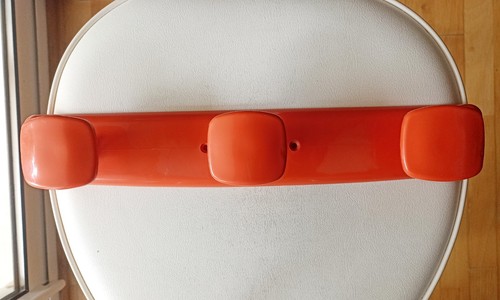 Porte manteaux orange - orange, vintage