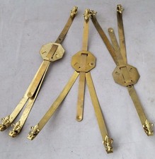  3 PORTE ASSIETTE MURAL LAITON