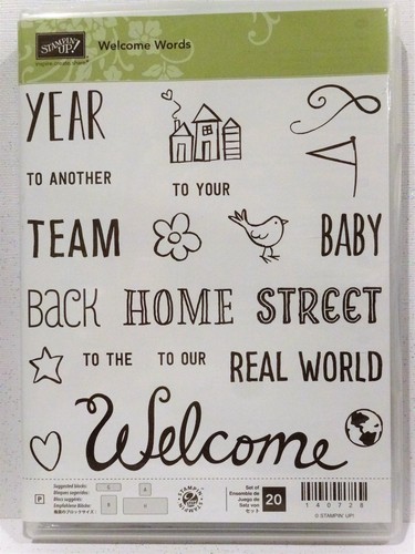 Stampin bienvenue mots - stampin,