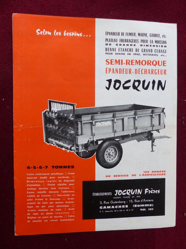 Prospectus catalogue agricole - prospectus,