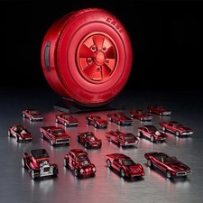 Mattel 80th Anniversary Hot Wheels Original 16 Rally Case Set Unopened