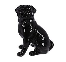 Carlin Céramique Italienne Noir Meubles Maison Style Moderne Chien Décoratif