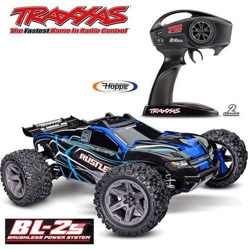 Traxxas trx67164 4blue rustler - trx67164-4blue,