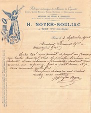 RIOM - LETTRE H. NOYER SOULIAC