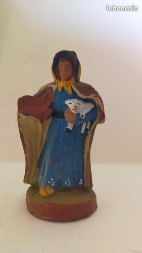 Santon bergère bras - bergère, (bras