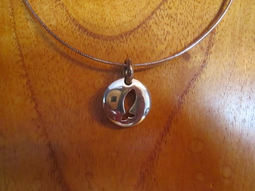 Collier clio blue argent - collier,
