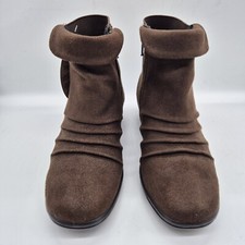 Romika Women's Size 40 EU US 9 Top Dry Tex Waterpoof Ankle Booties  Brown (704)