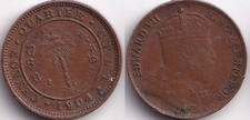 1/4 Quarter Cent 1904 Ceylan