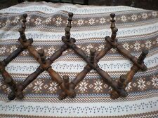 vintage ( ancien porte manteaux et chapeaux  (en chêne dépliable )