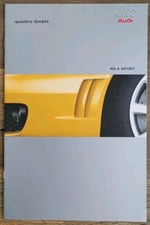 Audi RS4 Sport B5 Brochure/Brochure/Folleto/Opuscolo/Broszura/Broschyr/Folheto