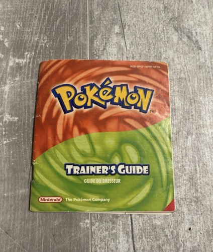 Notice pokemon version rouge - notice,