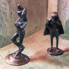 Deux Miniatures Argent