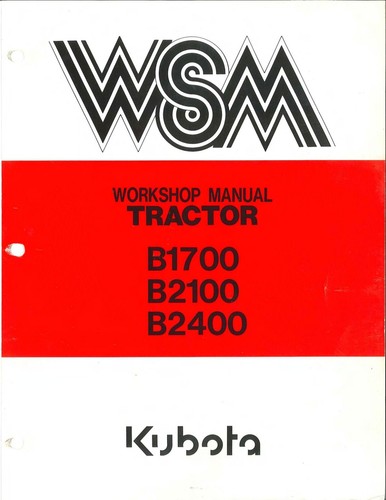 Kubota 1700 2100 2400 - 1700,b, b