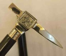 Ancienne canne bâton de