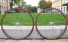 MINT Wheelset Campagnolo C-Record 6/7 Speed Hubs Victory Rims 700c NOS Tub (OF)